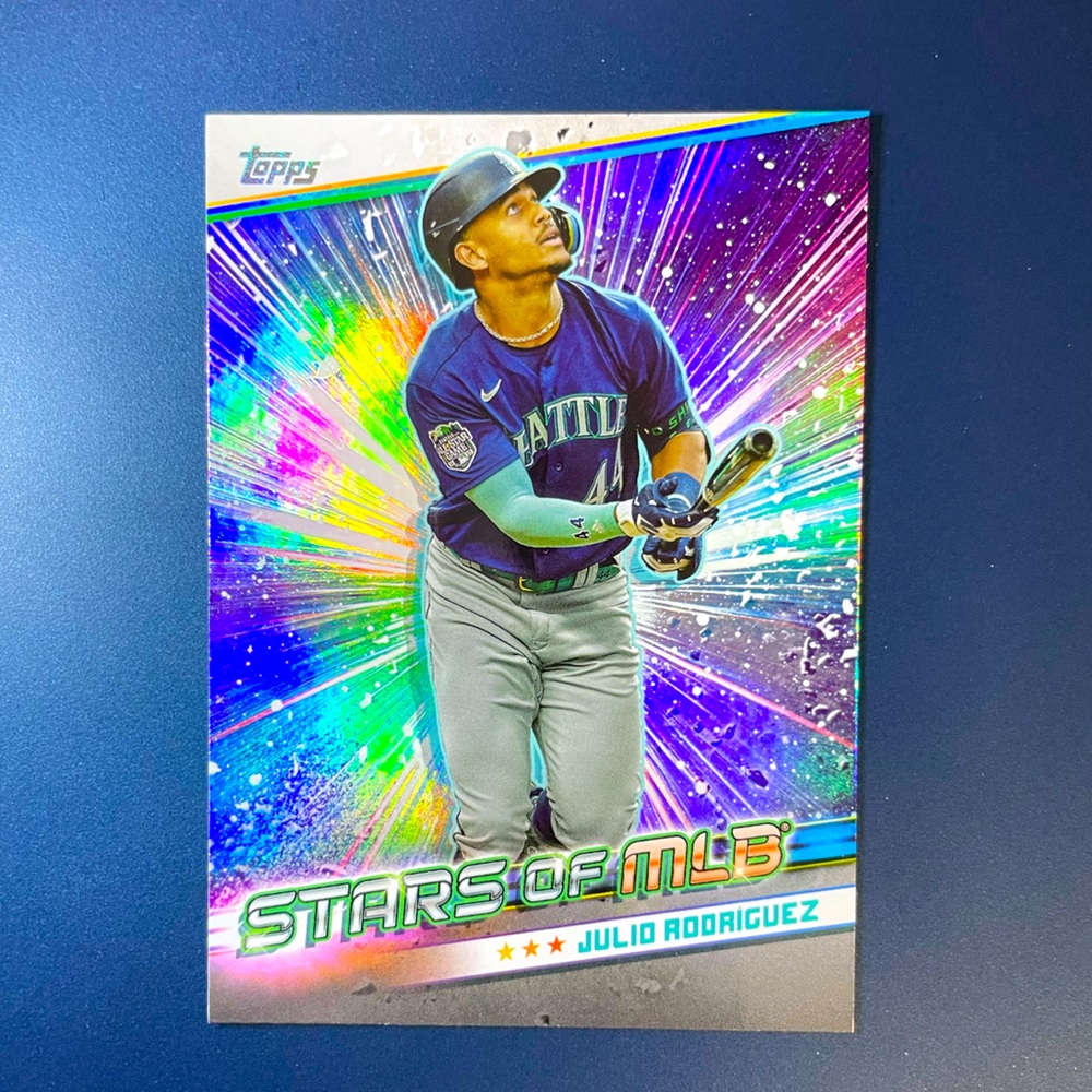 Julio Rodriguez Stars Of The MLB 2024 Topps Series 1 Seattle Mariners